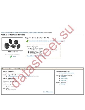 W91-X112-40 datasheet  